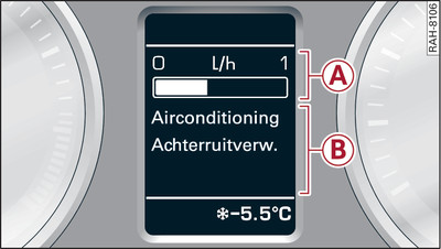 Instrumentenpaneel: Extra verbruikers